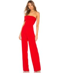Jay Godfrey Drewe Jumpsuit - Red