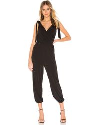BCBGeneration Surplice Jumpsuit - Schwarz