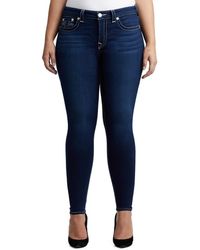 True Religion Curvy Skinny Contour Pant - Blue