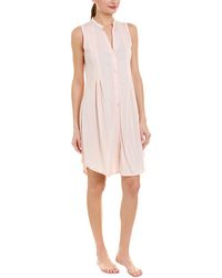 Hanro Pleated Tank Nightgown - Pink