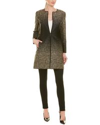 Lafayette 148 New York Erin Linen-blend Jacket - Black