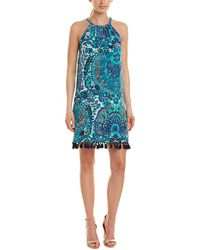 Trina Turk Womens Lianet Must Have Jersey Cold Shoulder Dress