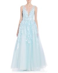basix black label navy gown