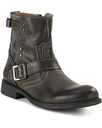 frye double buckle boots