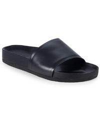 vince leather slide