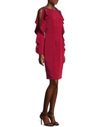 theia cold shoulder gown