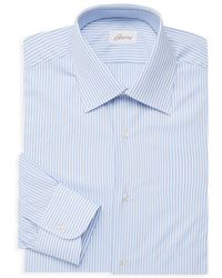 navy blue pinstripe dress shirt