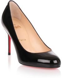 christian louboutin fifi 85 black patent christian louboutin fifi 85 black patent