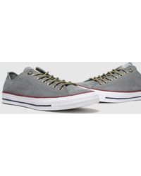 grey all star earthy buck ox trainers