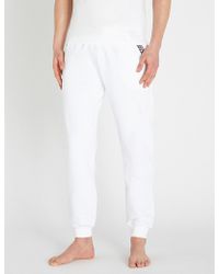 moschino tape cuffed track pants