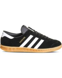 adidas originals hamburg tech trainers in black s79993 adidas originals hamburg tech trainers in black s79993