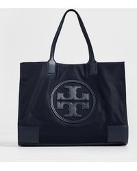 tory burch ella plaid tote