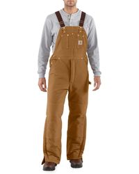 Carhartt Force Extremes Bib Overalls (for Men) in Brown for Men - Lyst