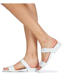 Femmes Carly En Carly Sandales Blanc pjzMSVGLUq