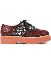 miu miu glitter flats