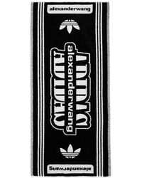 Alexander Wang Black And White Logo Towel