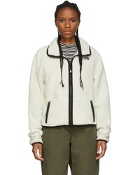 The North Face Blouson en sherpa blanc Dunraven Crop