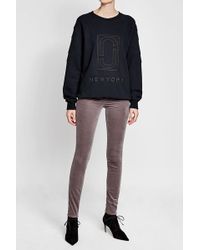 j brand velvet pants