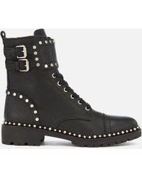 sam edelman jennifer combat boot white