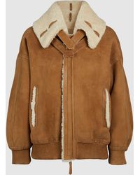 ARJE The Pluto Reversible Shearling Jacket - Multicolour