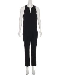 Lyst - Forever 21 Standout Faux Leather Jumpsuit in Black