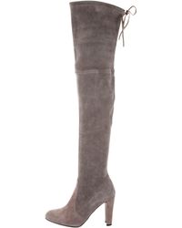 stuart weitzman gray highland boots