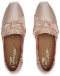 toms blush suede flats
