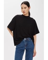 topshop roll sleeve t shirt