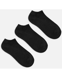 TOPSHOP 3 Pack Trainer Socks - Black