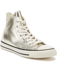 chuck taylor all star shiny metal high top