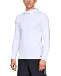 men's ua coldgear infrared grid fitted hoodie