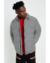 Urban Outfitters - Uo Gingham Puffer Jacket - Lyst
