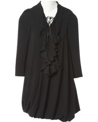 Lyst - Givenchy One Shoulder Ruffled Silk Organza Top in Black