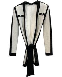 Balmain Jersey en viscosa crudo - Multicolor