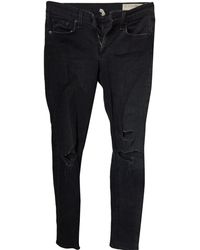 Rag & Bone Jeans slim coton noir
