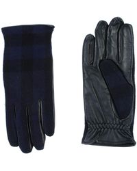 burberry gloves blue