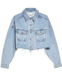 TOPSHOP Denim Outerwear - Blue