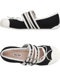miu miu black flats