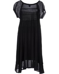 Lyst - Givenchy Shiny Stretch Jersey Peplum Long Dress in Black