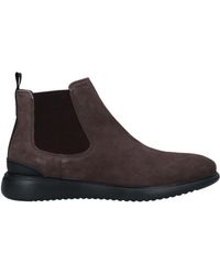 Montantes Baskets Cuir Geox Tourterelle 3R5jL4A