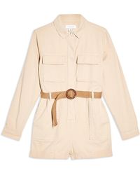 TOPSHOP Jumpsuit - Natural