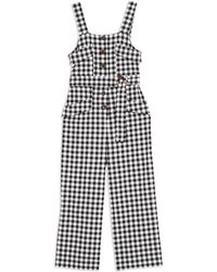 TOPSHOP Salopette pantaloni lunghi - Nero