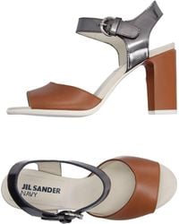 jil sander chunky sandals