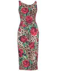 Dolce & Gabbana Midikleid - Natur