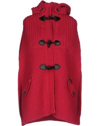 Moncler Capes & Ponchos fucsia Moncler Capes & Ponchos fucsia
