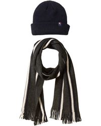 tommy hilfiger scarf and hat set