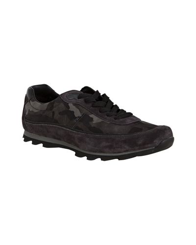 prada grey camo trainers