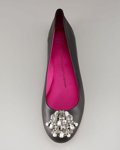 giuseppe zanotti ballerina flats