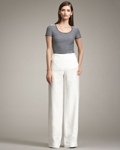 womens white sailor pants