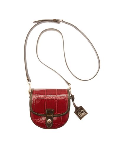 dooney and bourke red crocodile purse